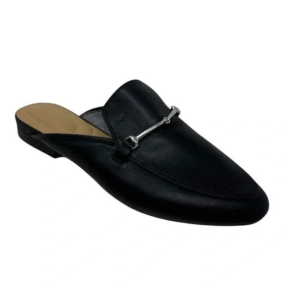 Rachel Zoe Alani Mules Faux Leather Slip On Shoes (NEW) Size 7 - Picture 2 of 5